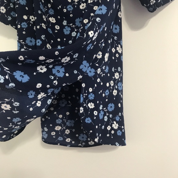 N-Micaiah Blouse Davy Blue Check